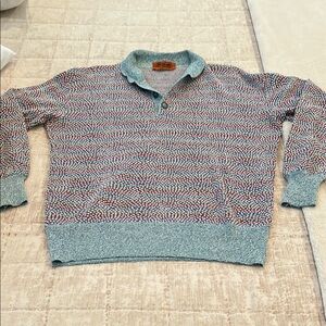 Men’s Vintage Missoni Uomo 3 button sweater. Size Small-Medium